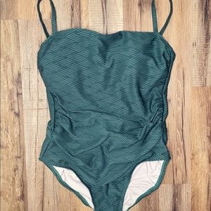 Kona Sol Green One Piece Bathing Suit